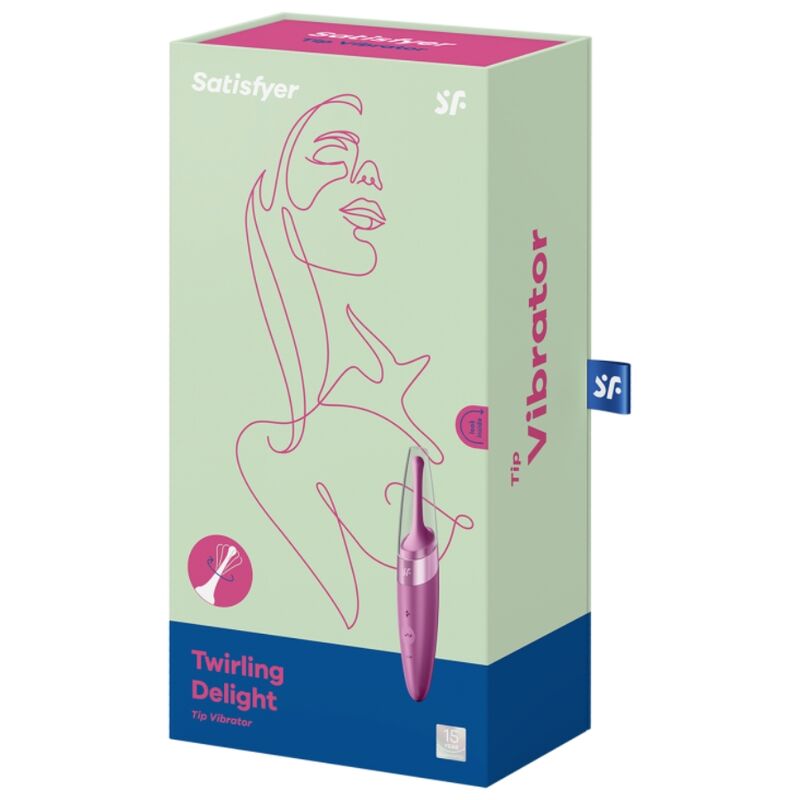 SATISFYER - ESTIMULADOR DE CLÍTORIS PÚRPURA TWIRLING DELIGHT