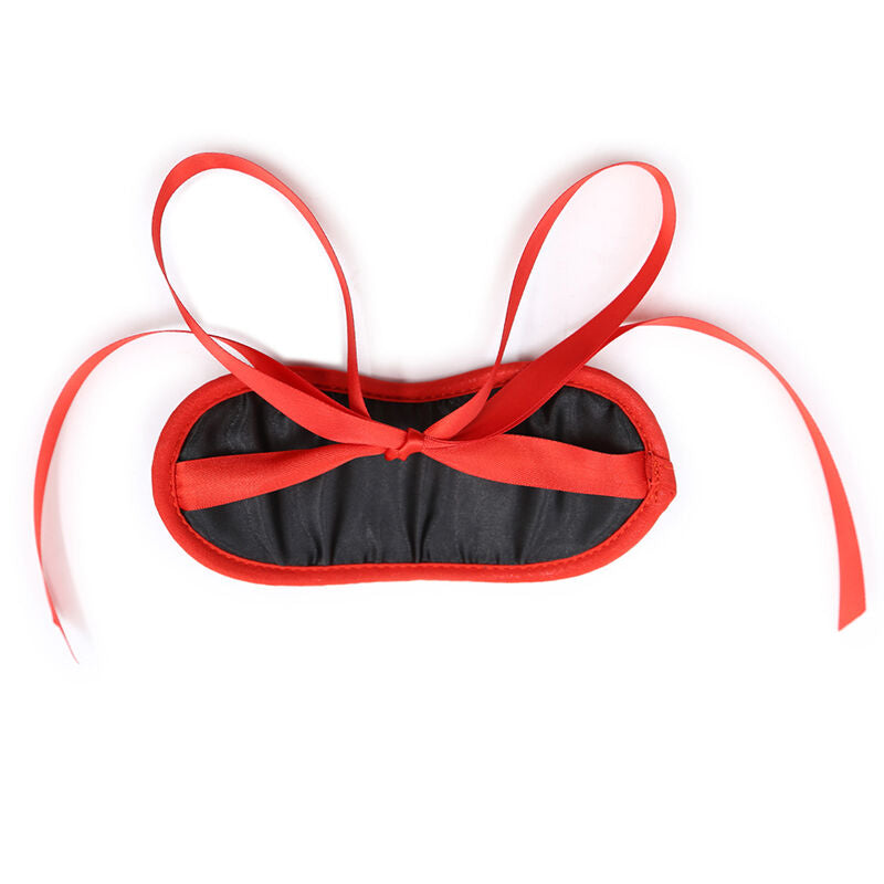 OHMAMA - FETICHE NEGRO CON BORDES ROJOS