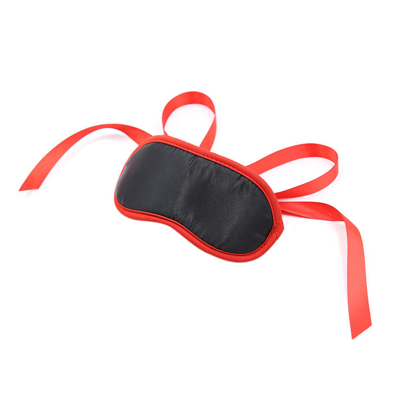 OHMAMA - FETICHE NEGRO CON BORDES ROJOS