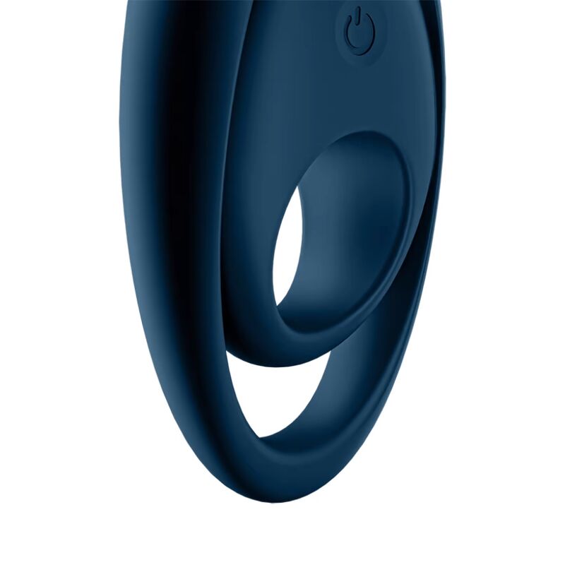 SATISFYER - ANILLO VIBRADOR GLORIOUS DUO AZUL