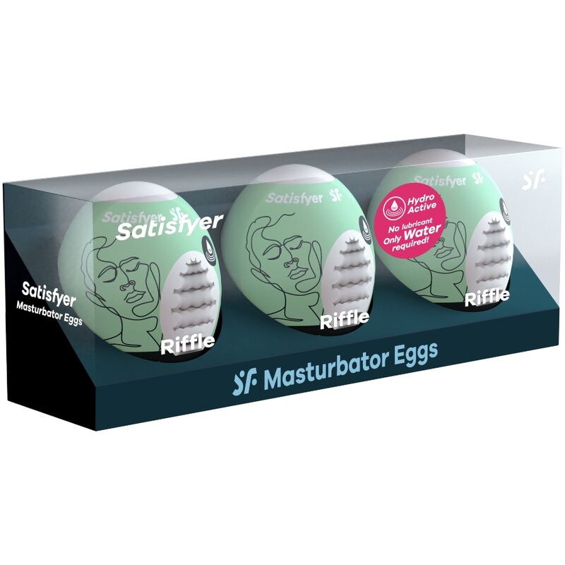 SATISFYER - MASTURBADOR RIFFLE DE 3 HUEVOS