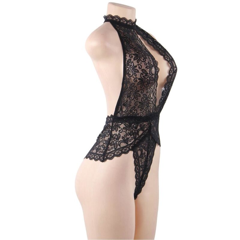 SUBBLIME - LACE TEDDY OPEN CUP S/M