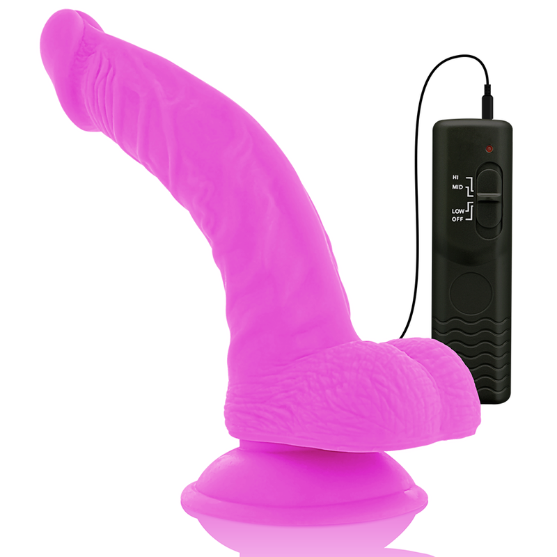 DIVERSIA - DIVERSIA VIBRADOR FLEXIBLE MORADO 21,5 CM -O- 4,5 CM