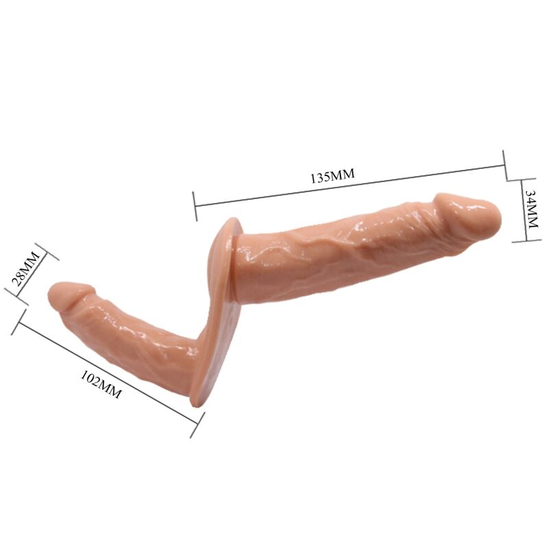 BAILE - DILDOS DOBLES ULTRA APASIONANTES CON ARNÉS