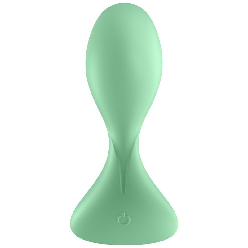 SATISFYER - PLUG VIBRADOR TRENDSETTER APP NEGRO