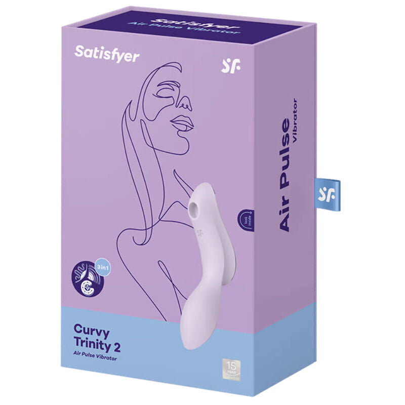 SATISFYER - CURVY TRINITY 2 AIR WRIST VIBRATOR BLACK