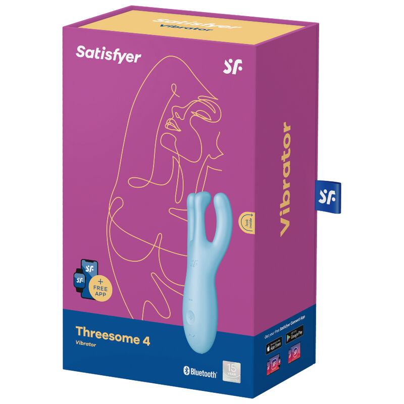 SATISFYER - APLICACIÓN VIBRADORA THREESOME 4 PINK