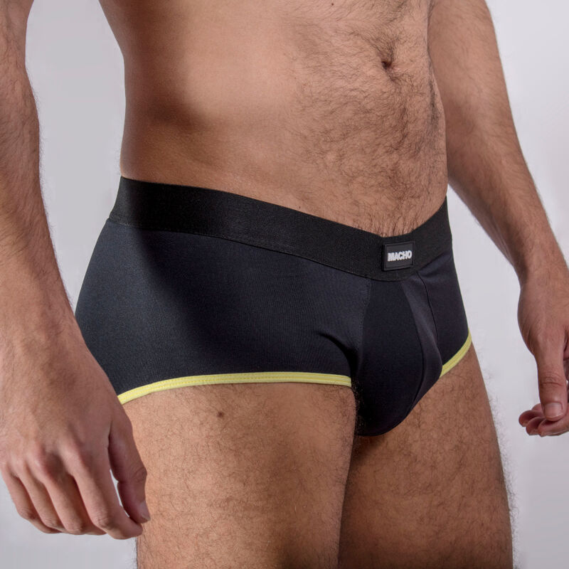 HOMBRE - MS24A ROPA INTERIOR CALZONCILLO AMARILLO OSCURO S