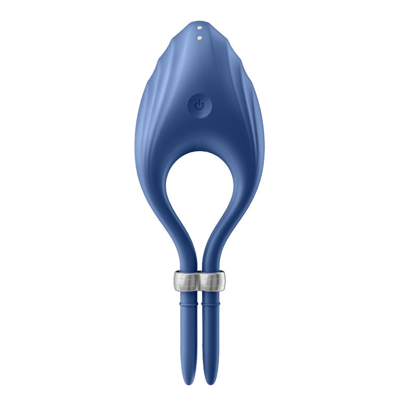 SATISFYER - ANILLO VIBRADOR AZUL DUELING