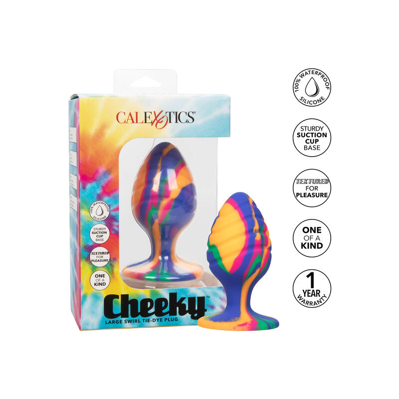 CALEXOTICS - PLUG ANAL CON GOTA ATREVIDA EN FORMA DE REMOLINO