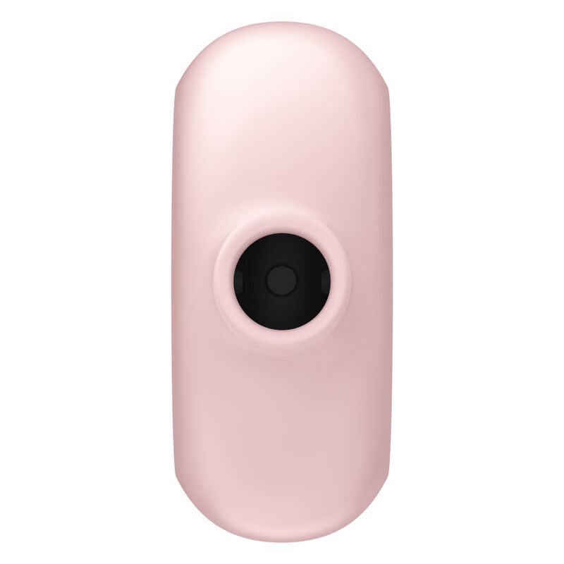 SATISFYER - PRO TO GO 3 ESTIMULADOR Y VIBRADOR DE DOBLE PULSACIÓN DE AIRE NEGRO