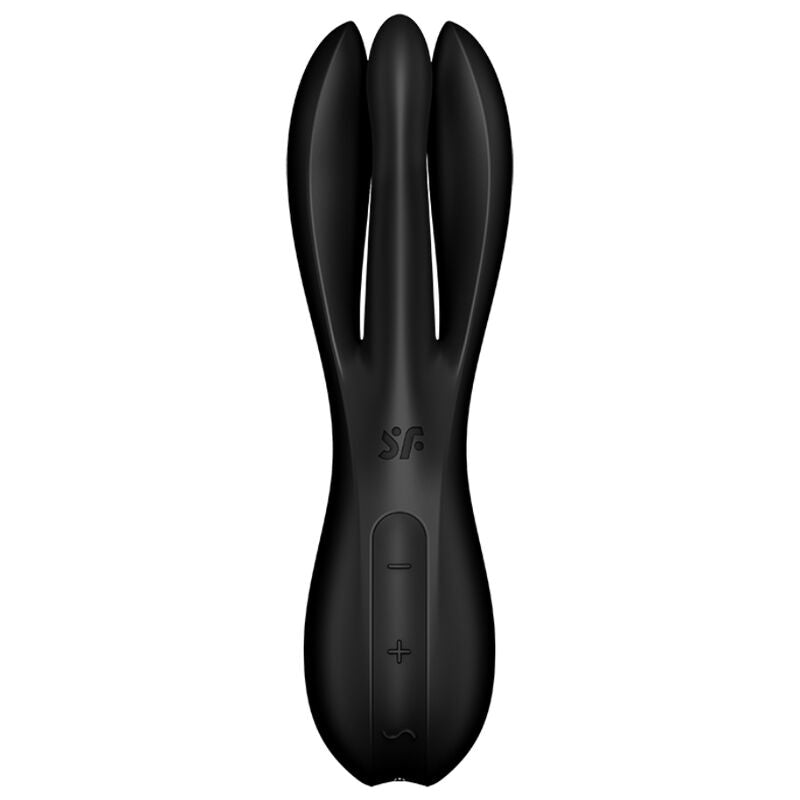 SATISFYER - VIBRADOR TRES DOS NEGRO