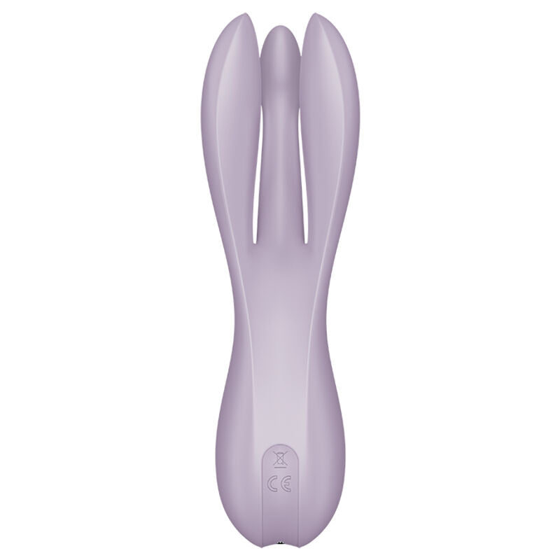 SATISFYER - VIBRADOR TRES DOS NEGRO
