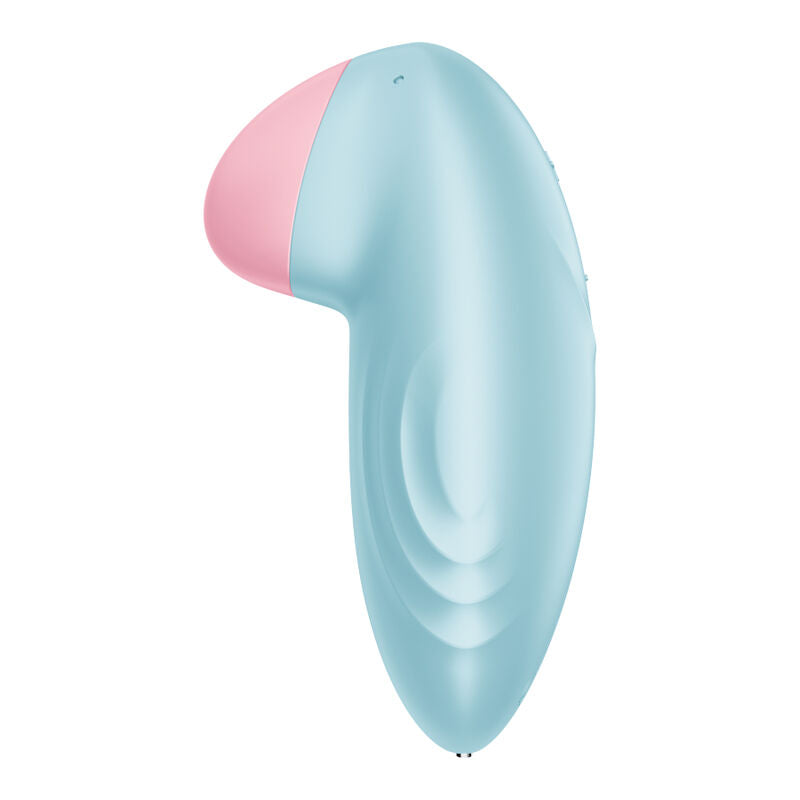 SATISFYER - VIBRADOR DE APOYO CON PUNTA TROPICAL AZUL