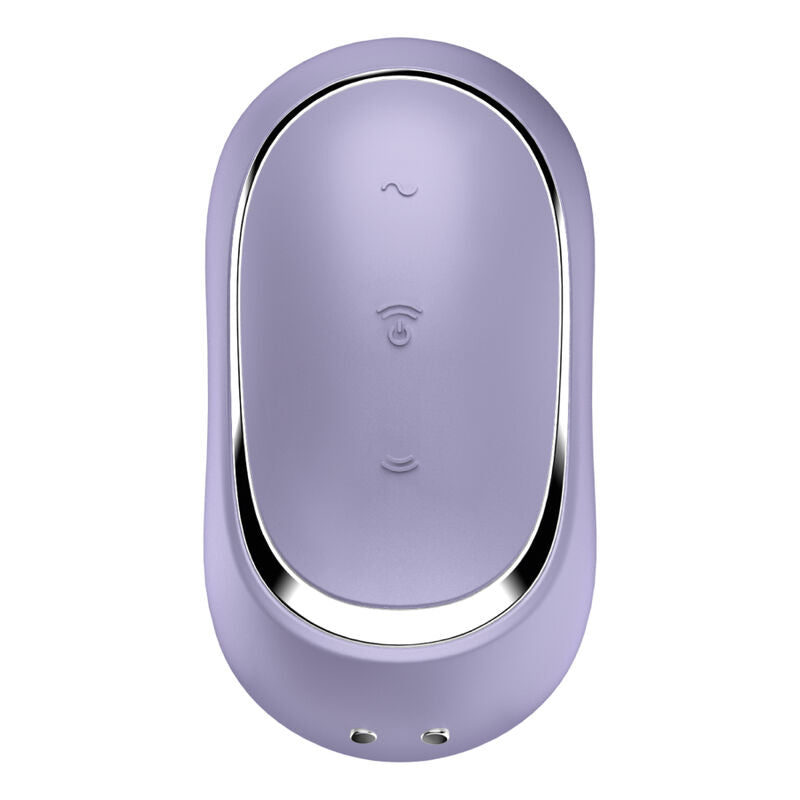 SATISFYER - PRO TO GO 2 ESTIMULADOR Y VIBRADOR DE DOBLE PULSACIÓN DE AIRE VIOLETA