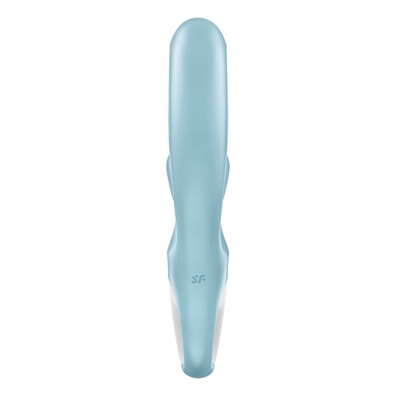 SATISFYER - LOVE ME CONEJO VIBRADOR AZUL