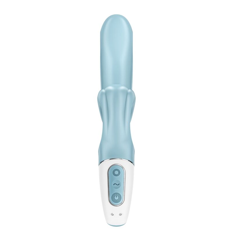 SATISFYER - LOVE ME CONEJO VIBRADOR AZUL