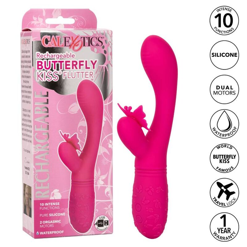 CALEXOTICS - MARIPOSA FLUTTER BESO ROSA