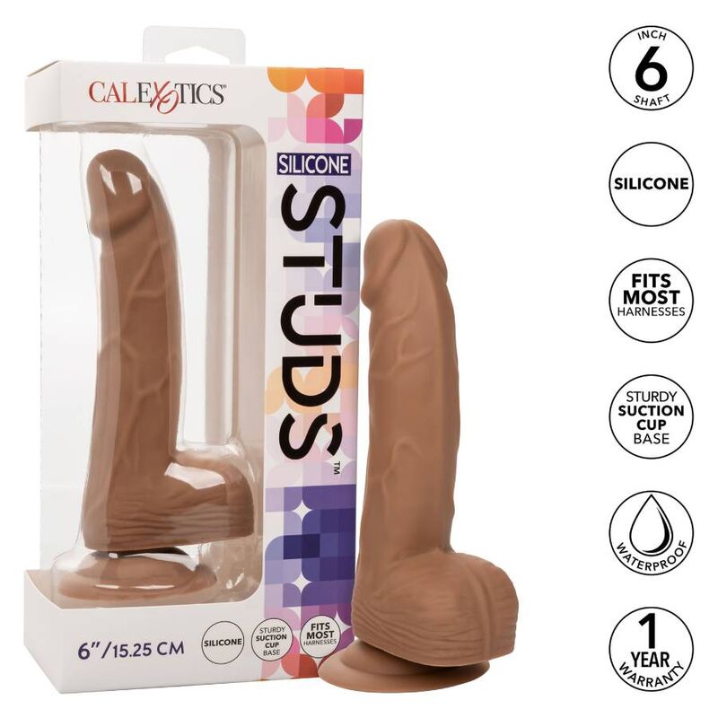 CALEXOTICS - UÑAS DE SILICONA 15,24 CM MARRÓN