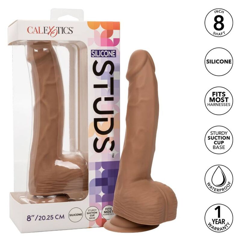 CALEXOTICS - UÑAS DE SILICONA 20,32 CM MARRÓN
