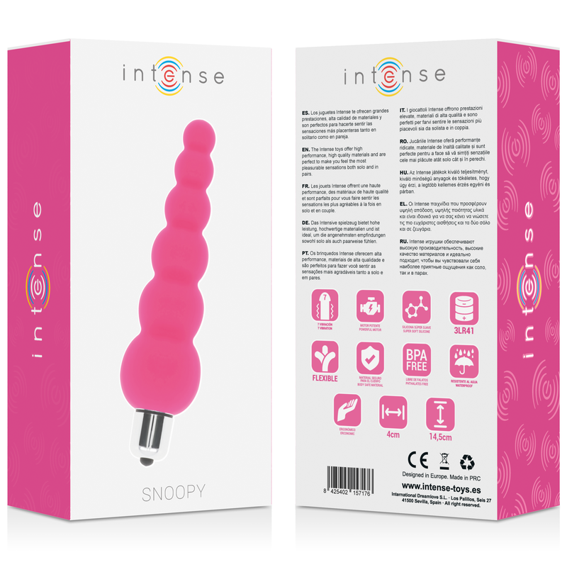 INTENSE - SNOOPY 7 SPEEDS SILICONE PINK