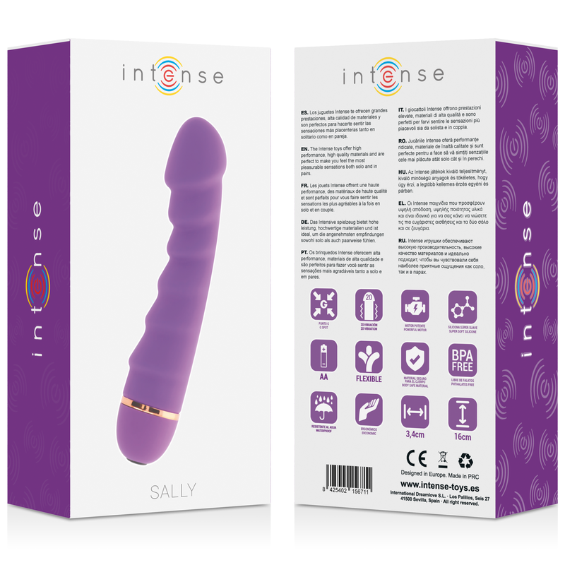 INTENSO - SALLY 20 VELOCIDADES SILICONA MORADA