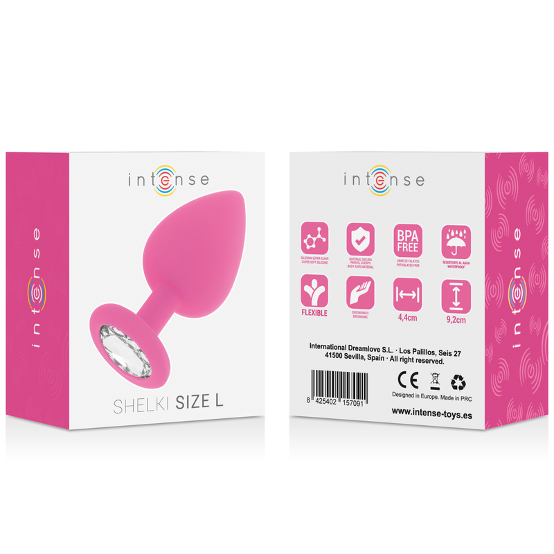 INTENSE - SHELKI L ANAL PLUG FUCHSIA