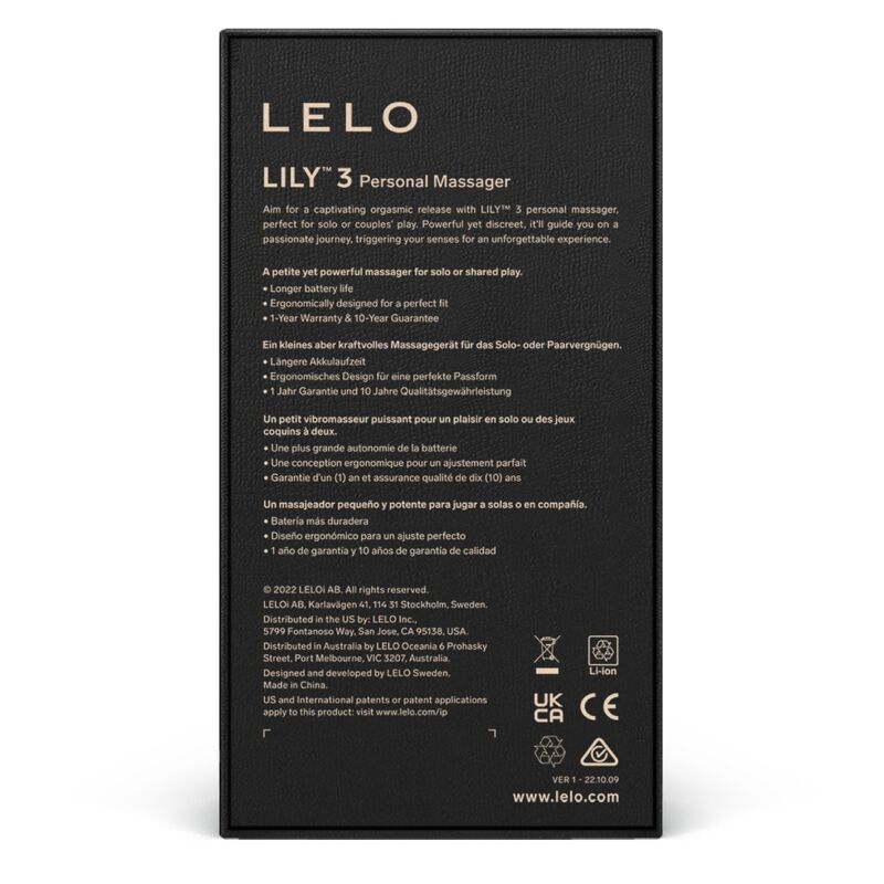 MASAJEADOR PERSONAL LILY 3 VERDE POLAR