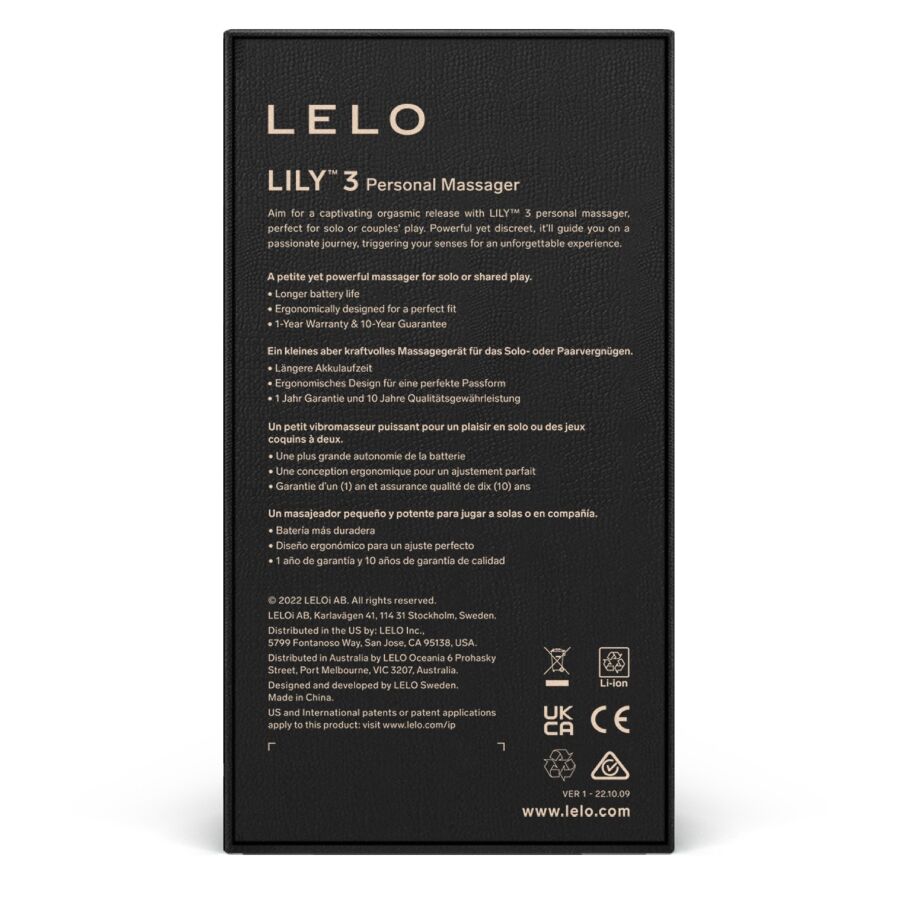 MASAJEADOR PERSONAL LILY 3 VERDE POLAR
