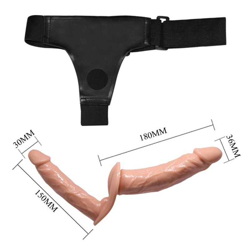 BAILE - DILDOS DOBLES ULTRA APASIONANTES CON ARNÉS