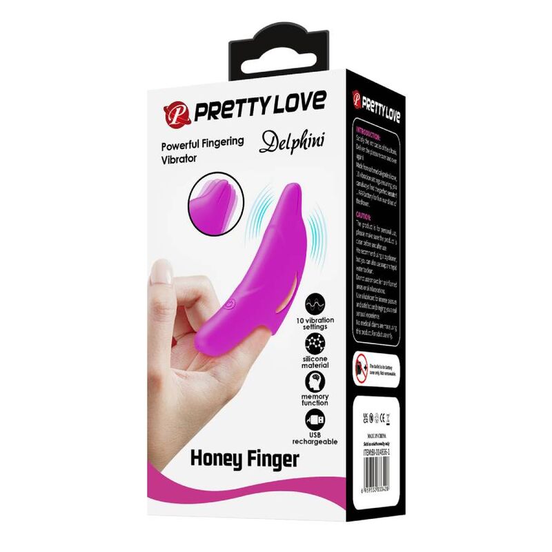 POWERFUL DELPHINI PURPLE FINGER STIMULATOR