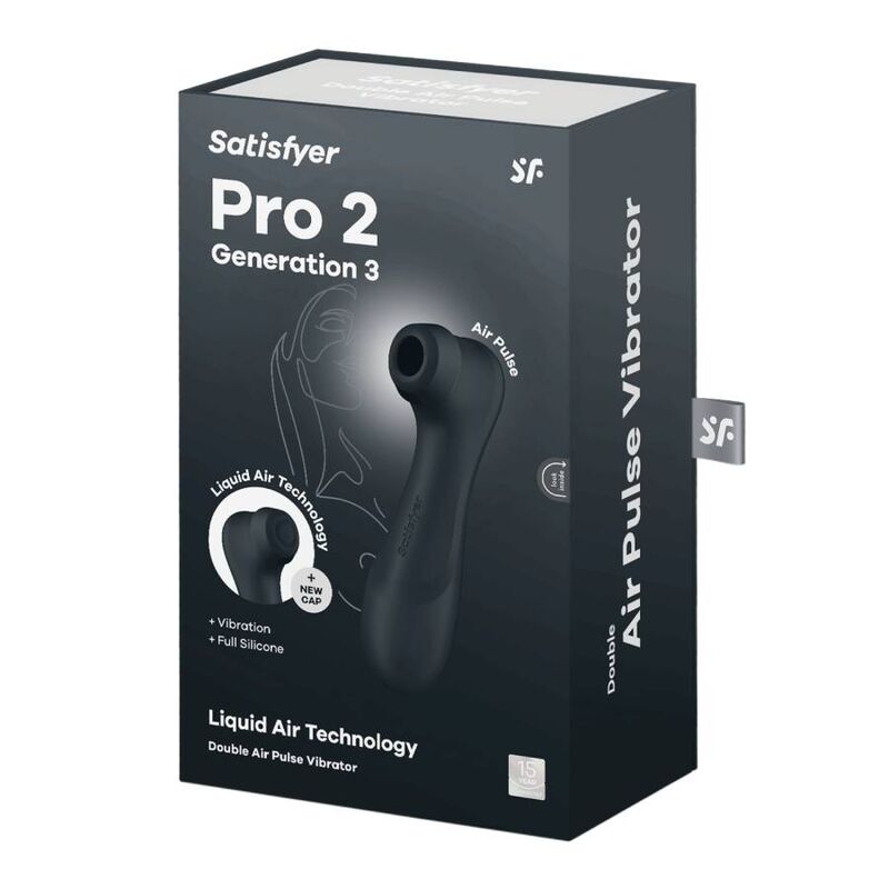 SATISFYER - PRO 2 GENERATION 3 LIQUID AIR TECHNOLOGY RED WINE