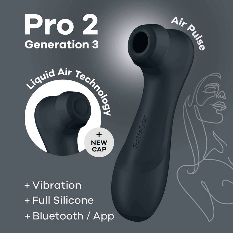 SATISFYER - PRO 2 GENERACIÓN 3 RED WINE BLUETOOTH AND APP