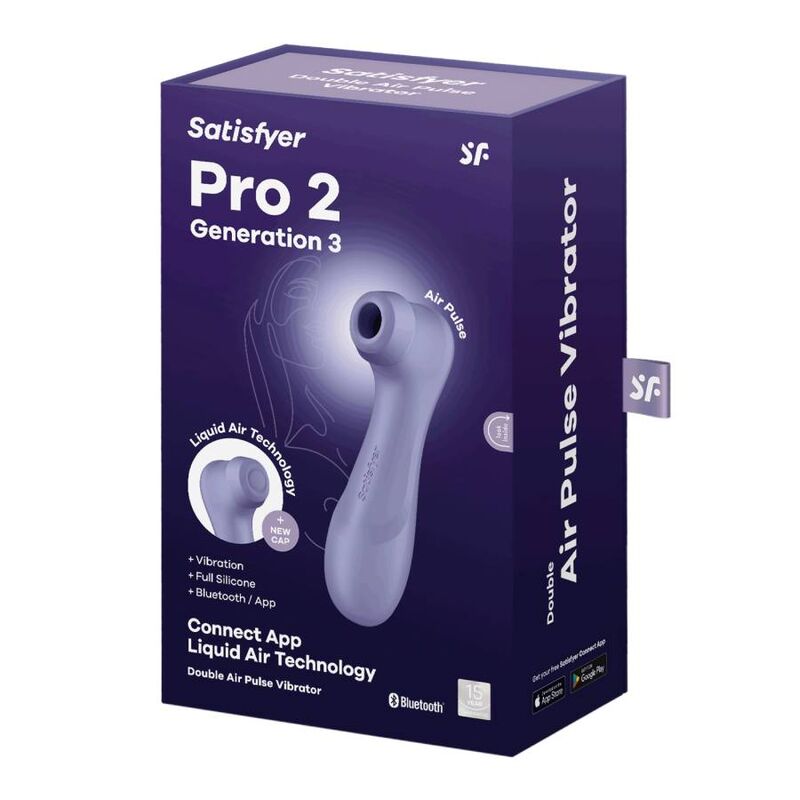 SATISFYER - PRO 2 GENERACIÓN 3 RED WINE BLUETOOTH AND APP