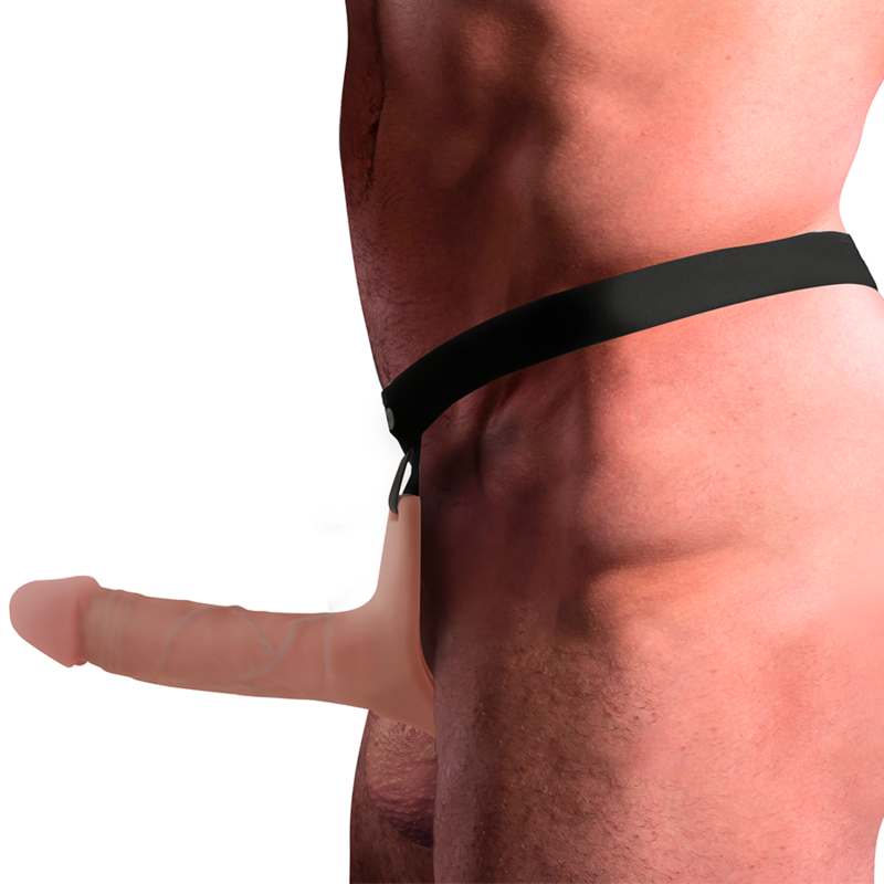 INTENSE - ARNÉS HUECO CON DILDO DE SILICONA 16 X 3,5 CM