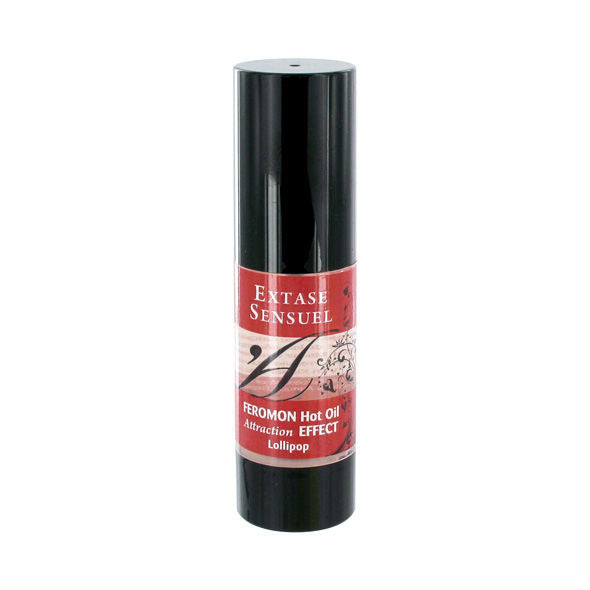 SENSUAL EXTASE - ACEITE DE MASAJE EFECTO CALOR CON FEROMONAS DE PIRULETA 30 ML