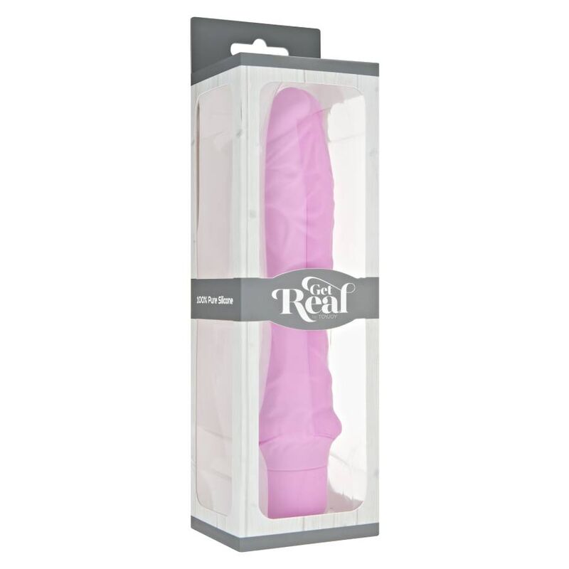 GET REAL - VIBRADOR CLÁSICO GRANDE ROSA