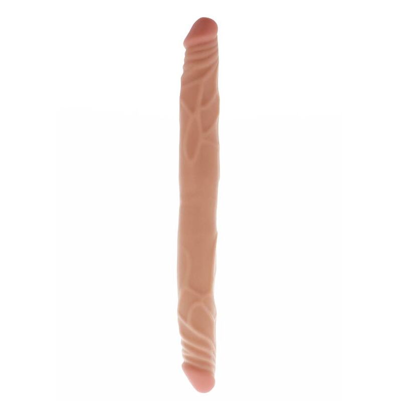 GET REAL - DOBLE DONG 35 CM CUERO