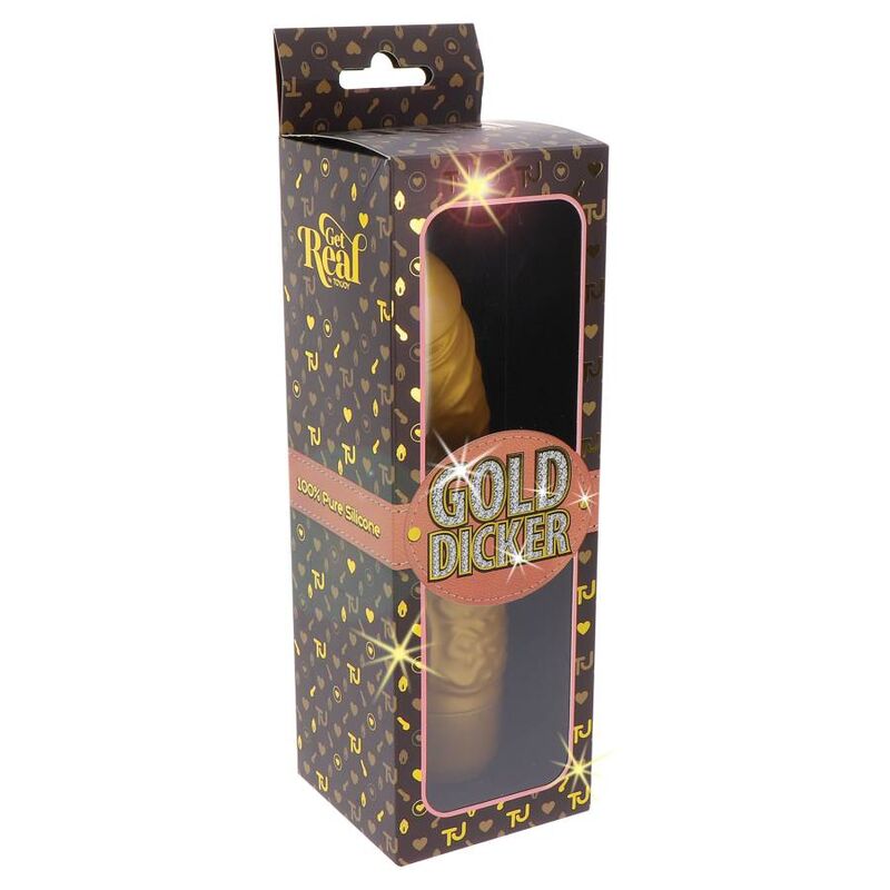 SEA REAL - VIBRADOR GOLD DICKER STIM GOLD
