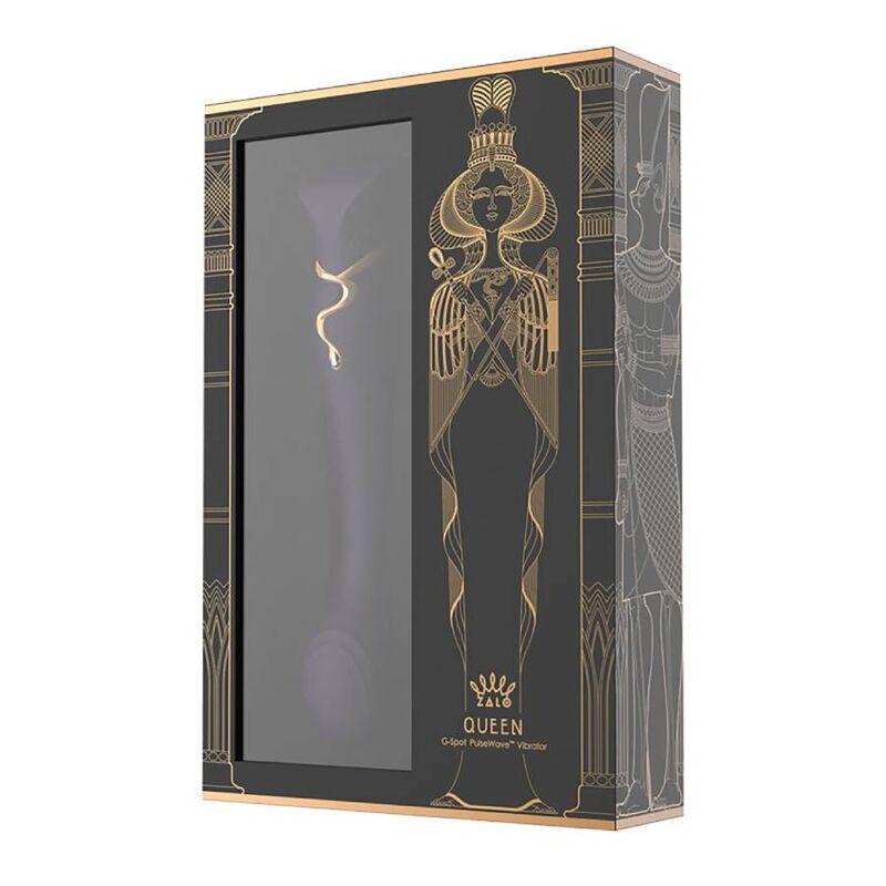 ZALO - VIBRADOR ELÉCTRICO QUEEN G-SPOT PULS WAVE PÚRPURA