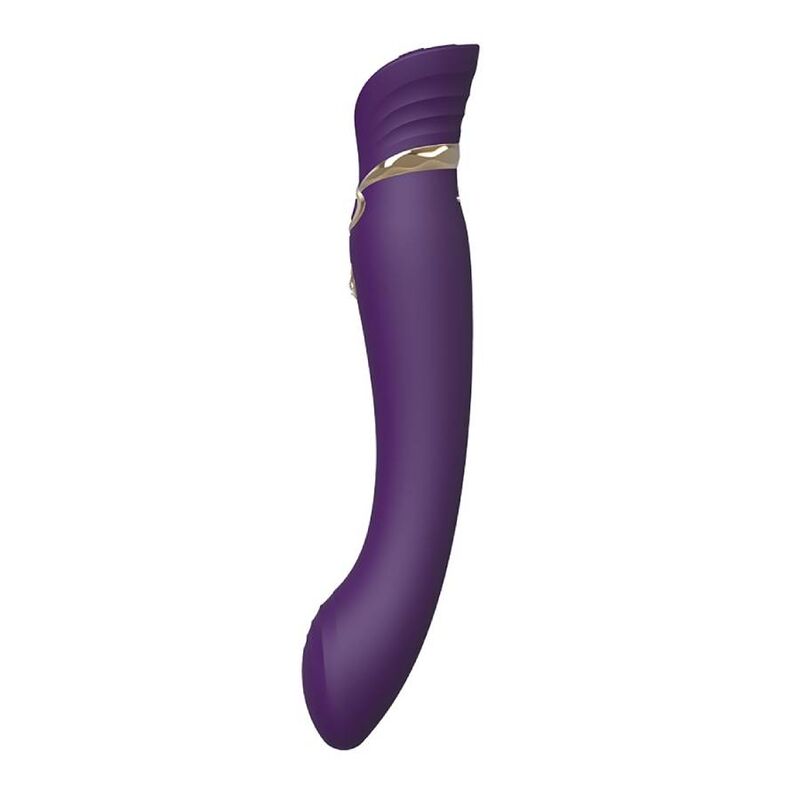 ZALO - VIBRADOR ELÉCTRICO QUEEN G-SPOT PULS WAVE PÚRPURA