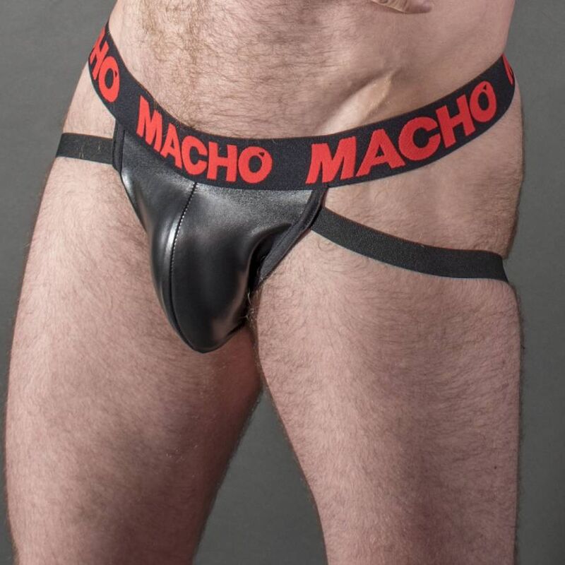 HOMBRE - MX25RC JOCK PIEL ROJA M