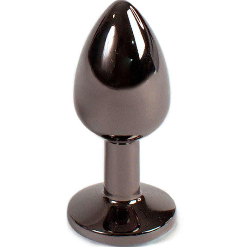 SECRETPLAY - PLUG ANAL GUNMETAL TAMAÑO PEQUEÑO 7 CM