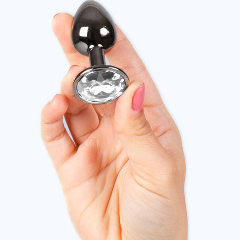 SECRETPLAY - PLUG ANAL GUNMETAL TAMAÑO PEQUEÑO 7 CM