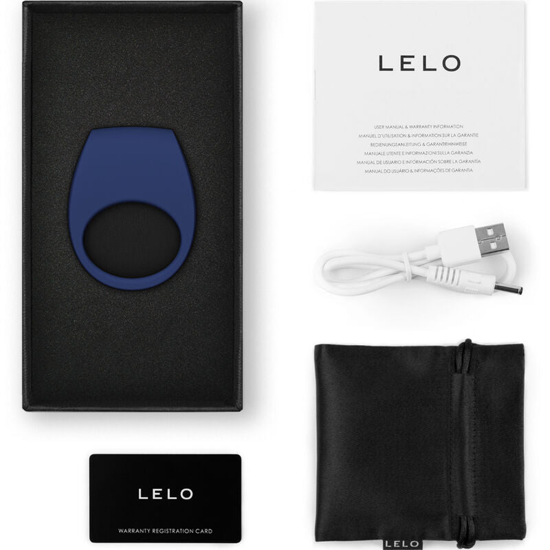 LELO - ANEL VIBRADOR PRETO TOR 3