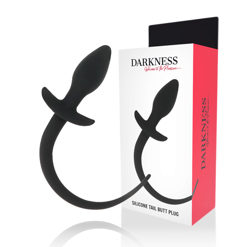 DARKNESS - PLUG ANAL DE SILICONA NEGRO DE 28 CM