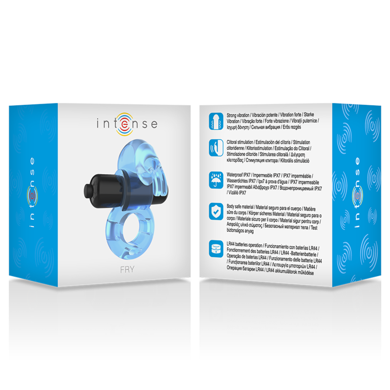 ANILLO VIBRADOR INTENSO - FRY BLUE