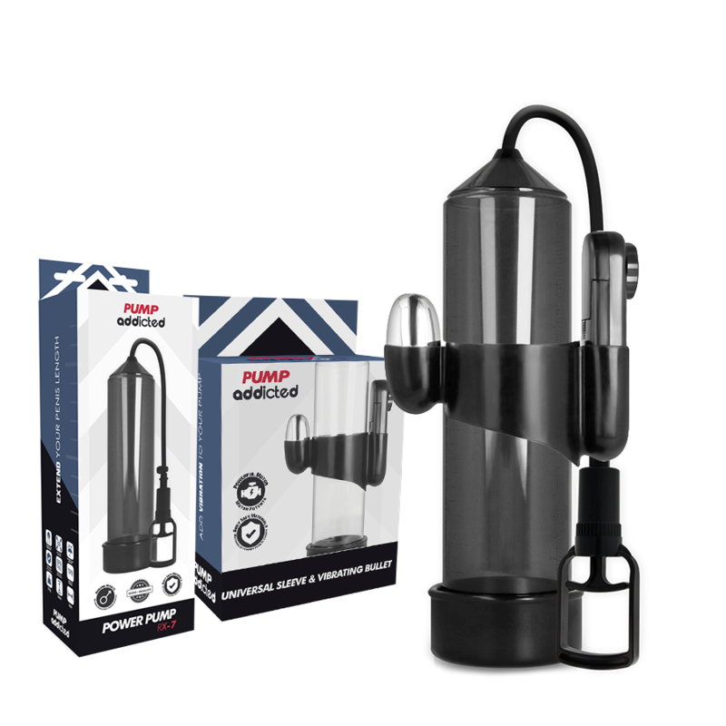 BOMBA ADICTO - VIBRADOR NEGRO RX7