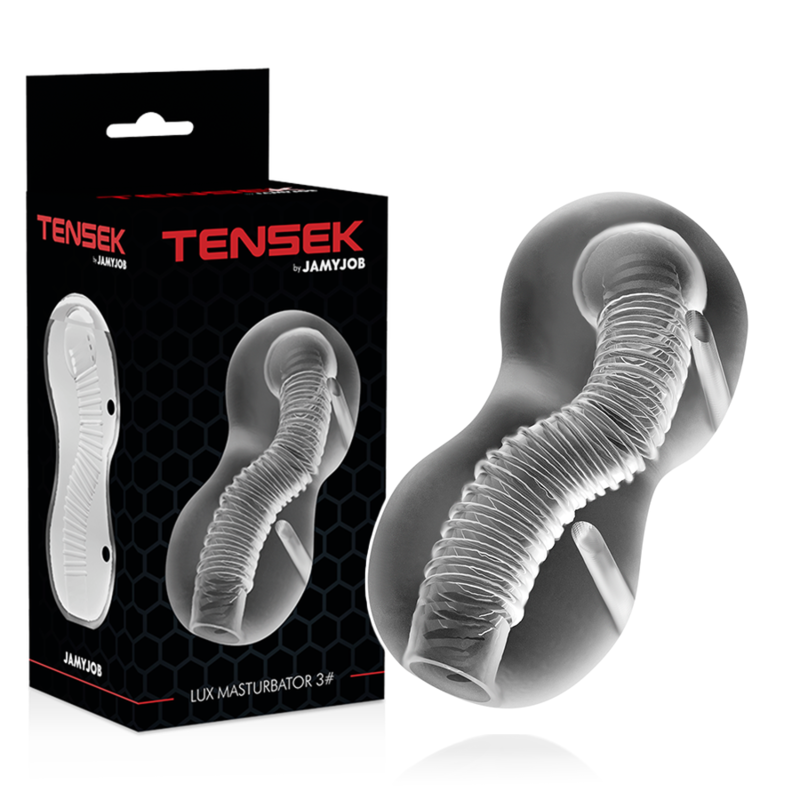 JAMYJOB - MASTURBADOR EXTREME TENSEK 3 TRANSPARENTE