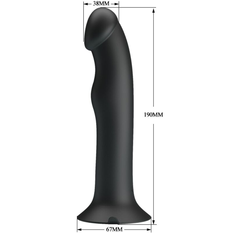 PRETTY LOVE - VIBRADOR MURRAY Y SUCCIONADOR DE CLÍTORIS NEGRO